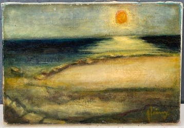 Paul Hemery (1921-2006) - Coucher de Soleil (sans prix de