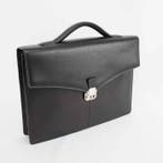 Alfred Dunhill - Black Leather Briefcase Attache Case