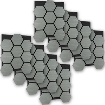 Akoestische panelen Sonic Shield houtlook - lichtgrijze eik, Verzenden, Nieuw