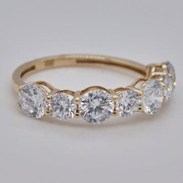 Zonder minimumprijs - Ring - 14 karaat Geel goud - 2.22ct., Nieuw