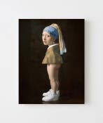 EGO - Œuvre unique signée _ La Fille à la Perle Moderne