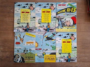 Buck Danny - 6x B - 6 Album - Eerste druk - 1960/1964