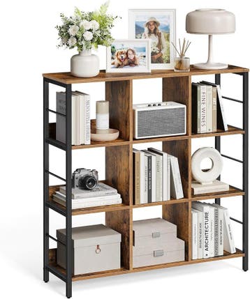 Opbergkast - boekenkast - 9 vakken 100x103 cm - halfhoog -, Verzenden, Nieuw
