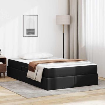 vidaXL Opslag bed met matras met matras met opslag 2 pcs, Verzenden, Nieuw