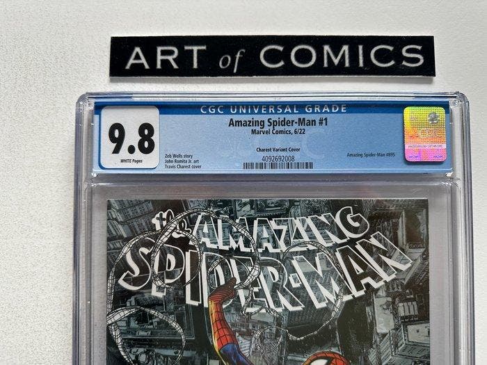 The Amazing Spider-Man (Vol. 6) #1 - CGC 9.8 - Charest, Livres, BD | Comics