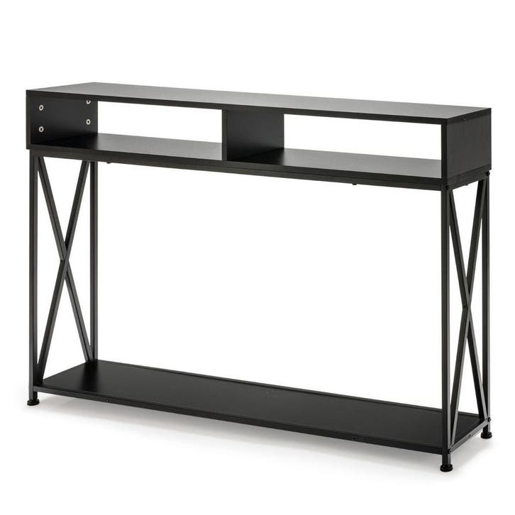 2dekans | Coast Console Tafel - 2 Opbergvakken 1 Open Plank, Huis en Inrichting, Tafels | Sidetables, Ophalen of Verzenden
