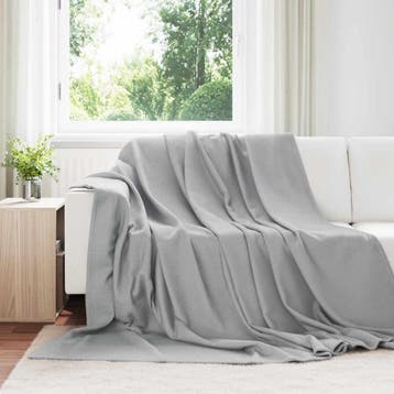 vidaXL Dekentjes 24 st Grijs 270 x 240 cm 21.77 kg Fleece, Verzenden, Nieuw