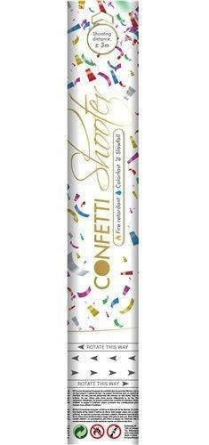 Gekleurde Confetti Kanon Brandvertragend 30cm, Verzenden