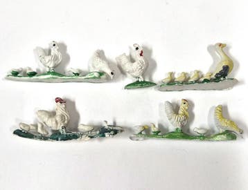Vintage Hong Kong boerderijdiertjes, set miniaturen, Verzenden, Nieuw