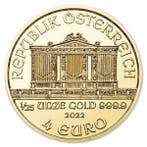 Oostenrijk. 4 Dollars 2022 1/25 oz €4 EUR Austrian Gold