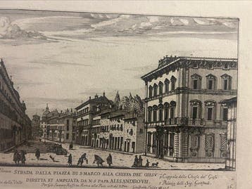 Italie - Rome; Giovanni Battista Falda (Valdugia 1643 – Roma, Nieuw