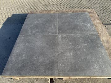 Veiling - 25,6 M2 Keramische Tegel Carbon 80x80x2 Cm, Tuin en Terras, Nieuw