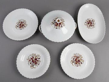 Rocal Limoges - Tafelservies voor 6 (10) - Porselein, Antiek en Kunst