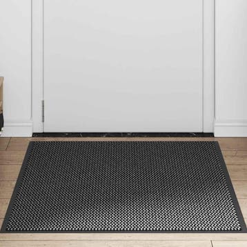 vidaXL Deurmat 90x150 cm antracietkleurig, Verzenden, Nieuw