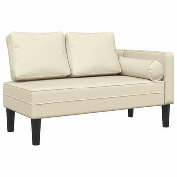 Chaise longue creme | -35% op dit retour deal model, Verzenden