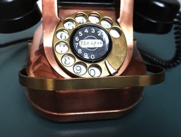 BTMC- Antwerpen - Téléphone analogique - Bakélite, Laiton,