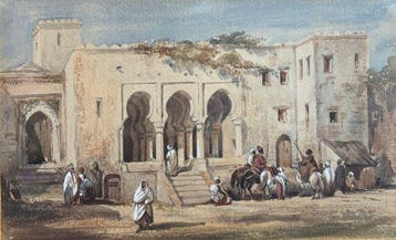 Narcisse Berchère (1819-1891) - Palais de la Kasbah Tanger