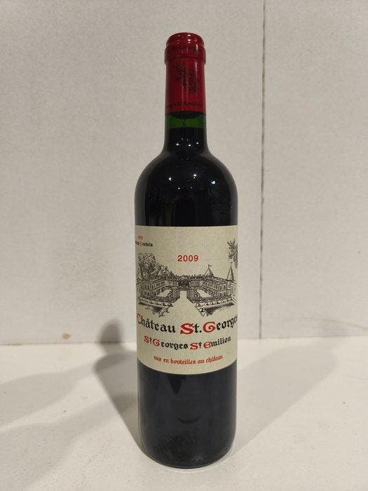 2009 Château St. Georges, - Saint-Émilion - 5 Flessen (0.75, Verzamelen, Wijnen