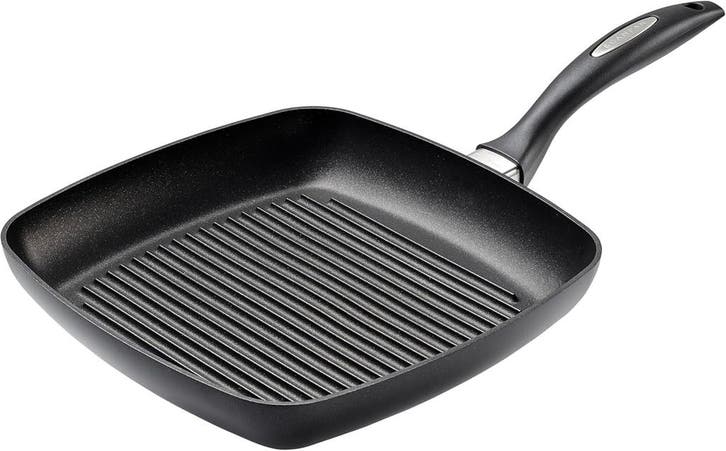 Scanpan Inductie Grillpan | Tweede kansje | OP = OP, Huis en Inrichting, Keuken | Potten en Pannen, Inductieplaat, Zo goed als nieuw
