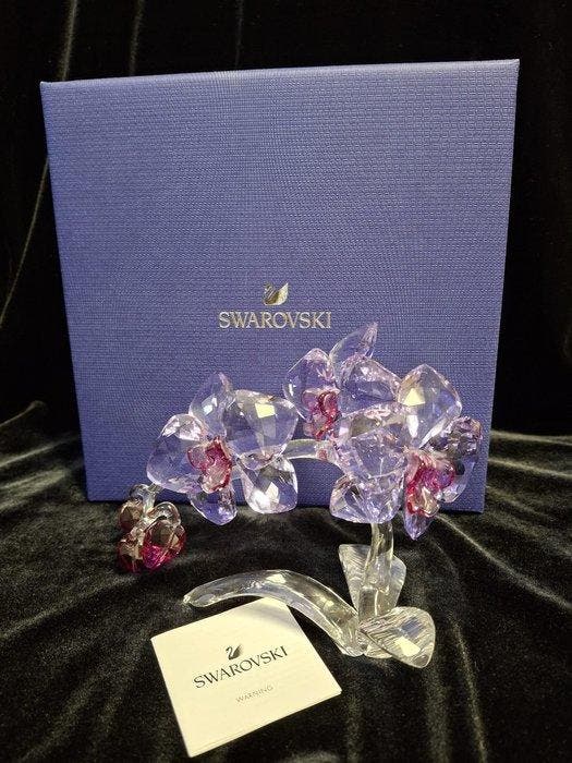 Swarovski - Martin Zendron - Figuur - Orchid - Kristal, Glas, Antiquités & Art, Curiosités & Brocante