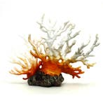 Koraal bruin en wit, kunstkoraal OS-143 - aquarium decoratie, Dieren en Toebehoren, Vissen | Aquaria en Toebehoren, Ophalen of Verzenden