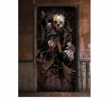 Halloween Wanddecoratie Poster Bijl 1,8m, Verzenden