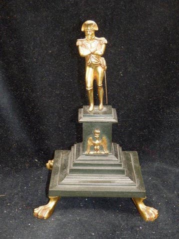 Massief bronzen Beeldje van Napoleon Bonaparte - Sculpture,