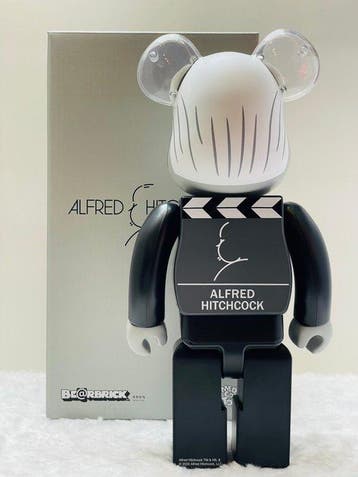 Medicom toy - BE@RBRICK 400% Alfred Hitchcock, Antiquités & Art