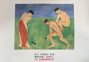 Henri Matisse (after) - “Joueurs de Boules, 1908”. The era