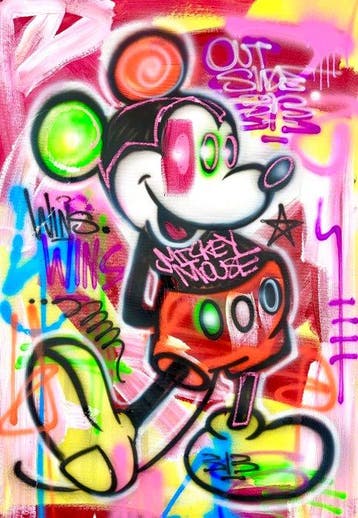 Outside313 - Mickey Mouse - crazy colors