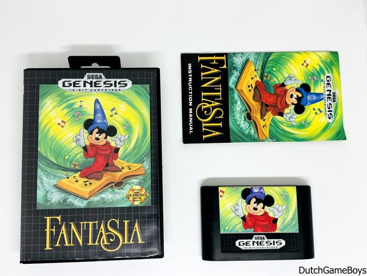 Sega Genesis - Fantasia, Games en Spelcomputers, Spelcomputers | Sega, Gebruikt, Verzenden