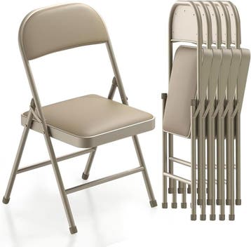 Klapstoelen - Vouwstoelen - Set van 6 - Eettafelstoelen - Kh, Caravans en Kamperen, Verzenden, Nieuw