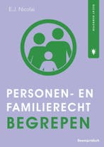 Personen- en Familierecht begrepen / Recht begrepen, Boeken, Verzenden, Gelezen, E.J. Nicolai