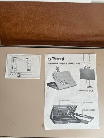 Tecnostyl - Tekentafel - 620 - Metaal, Plastic, Leder