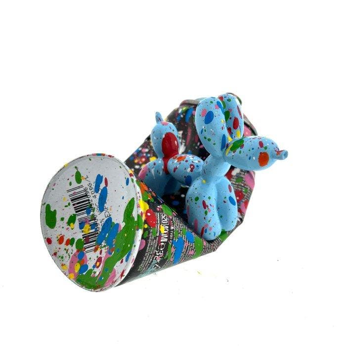 Koen Betjes (1992) - Balloon Dog crushed Spraycan, Antiquités & Art, Art | Objets design