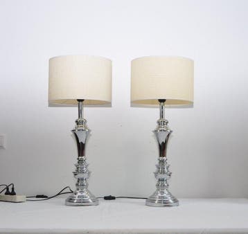Luxdesign - Tafellamp (2) - Chroom