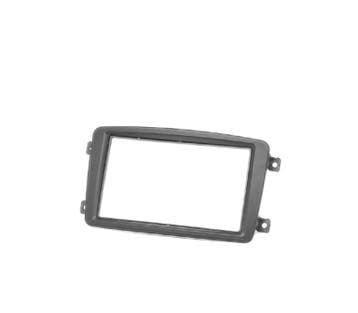 Facade Autoradio 2 Din Noir Pour Mercedes Classe C Clk-Class, Verzenden