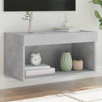 vidaXL Tv-meubel met LED-verlichting 60x30x30 cm betongrijs, Verzenden
