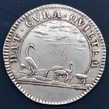 Frankrijk. Jeton en argent Louis XIV. Parties et Revenus