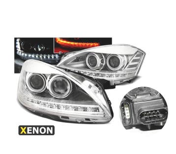 Phares Xénon Pour Mercedes Classe S W221 05-09 Diurnes Led C, Verzenden