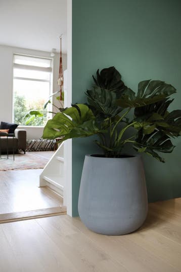 Bloempot Vermont grijs Ø44cm | Retourdeal 47% korting, Tuin en Terras, Verzenden, Nieuw