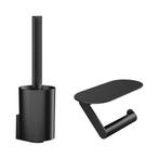 Bundelset Toilet HansGrohe WallStoris Mat Zwart, Ophalen of Verzenden, Nieuw, Bad