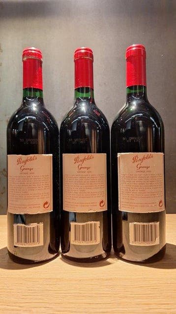 1999 Penfolds, Grange Bin 95 - McLaren Vale - 3 Flessen, Nieuw