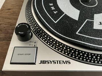 JB Systems - High Q10 Silver / DJ à entraînement par, Nieuw