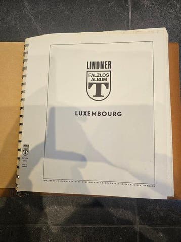 Luxemburg - Mooi kavel luxemburg in lindner album, Postzegels en Munten, Gestempeld