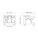 Espressomachine | DIADEMA OLD FASHIONED | RVS | Automatisch, Articles professionnels, Verzenden