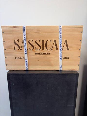 2018 Tenuta San Guido, Sassicaia - Bolgheri DOC - 6 Flessen, Nieuw