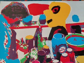 Karel Appel (1921-2006) - Het gele hoofd, Antiek en Kunst