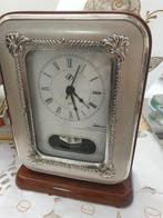 Tafelklok - Art Deco - .925 zilver - 1970-1980 - Italiaanse