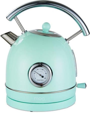 2dekans | MOA Waterkoker Retro - 1.8L - RVS - BPA vrij -, Ophalen of Verzenden, Nieuw